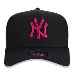 Bon New Era 940 Yankees Preto e Rosa
