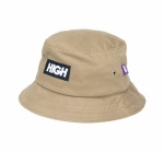Chapéu Bucket High Hat Logo Bege