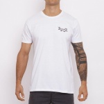 Camiseta RVCA Trs Hombres Branco