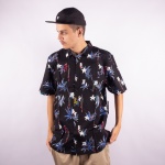 Camisa Vans Dart Floral Preto