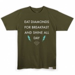 Camiseta Diamond Breakfast Verde