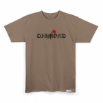 Camiseta Diamond Oe Script Rose Bege