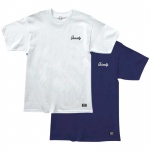 Camiseta Grizzly Mini Script Pack Azul/Branco