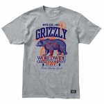 Camiseta Grizzly Purveyor Cinza