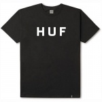 Camiseta Huf Essentials Og Logo Preto