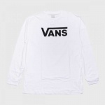 Camiseta Manga Longa Vans Classic Branco