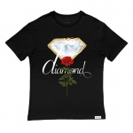 Camiseta Diamond Rose Chain Preto