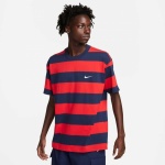 Camiseta Nike Striped Embroidered Skate Azul