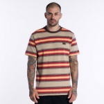 Camiseta RVCA Polanco Stripe Multicolorido