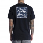 Camiseta RVCA VA Hawaii Preto