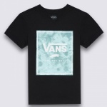 Camiseta Vans Camo Wash Box Fill Crew Preto