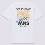 Camiseta Vans Checkboard Blooming Branco