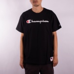 Camiseta Champion Embroidery Trad Logo Script Preto