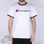 Camiseta Champion Logo Bi Color Jersey Branca