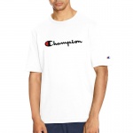 Camiseta Champion Logo Script Branco