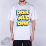 Camiseta Dgk Airbrush Branca