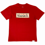Camiseta Diamond Chesapeake Box Logo Vermelho