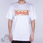 Camiseta Diamond Flamingo Box Logo Branca