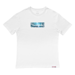Camiseta Diamond Flower Box Logo Branco