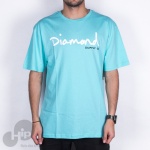 Camiseta Diamond OG Script Azul