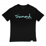 Camiseta Diamond Og Script Large Preto
