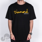 Camiseta Diamond Og Script Preto