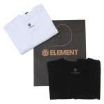 Camiseta Element 2 Pk Duo Logo Multicolorido