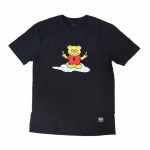 Camiseta Grizzly Peace Bear Preto