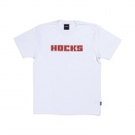 Camiseta Hocks Logo Letter Branco