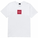 Camiseta Huf Essentials Box Logo Branco