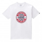 Camiseta Vans Circle Checker Branco