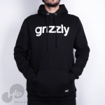 Moletom Grizzly Lowercase Preto