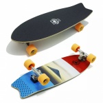 Longboard Revenge Simulador Vulcano Multicolorido