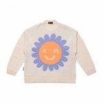 Malha Orange Flower Bege