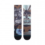 Meia Stance 2 Heads On Gold Basquiat Multicolorido