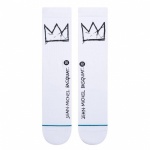 Meia Stance Basquiat Signature Branco