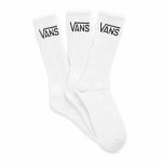 Meia Vans Classic Crew 3pk 36-40 Branco