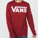 Moletom Vans Classic Crew Vinho