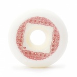 Roda Chocolate 55mm Bandana Branco e Vermelho