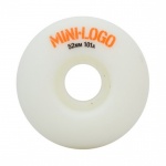 Roda Mini Logo 52Mm A-Cut 101A Branca