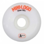 Roda Mini Logo 55mm A-Cut 101A Branca