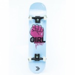 Skate Montado Cisco Girl Power Branco