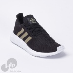 Tnis Adidas Swift Run Preto/Dourado