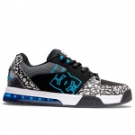 Tnis Dc Shoes Versatile Le Preto/Azul Elephant Print