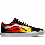 Tnis Vans Old Skool Flame Preto