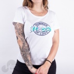 Baby Look Billabong Love Palms Branca