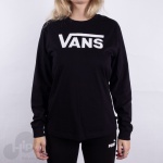 Blusa Manga Longa Vans Flying Preta