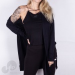 Blusa Riu Kiu Cardigan + Blusa Preta