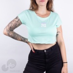 Blusa Riu Kiu Cropped Verde