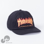 Bon Thrasher Dad Hat Flame Preto